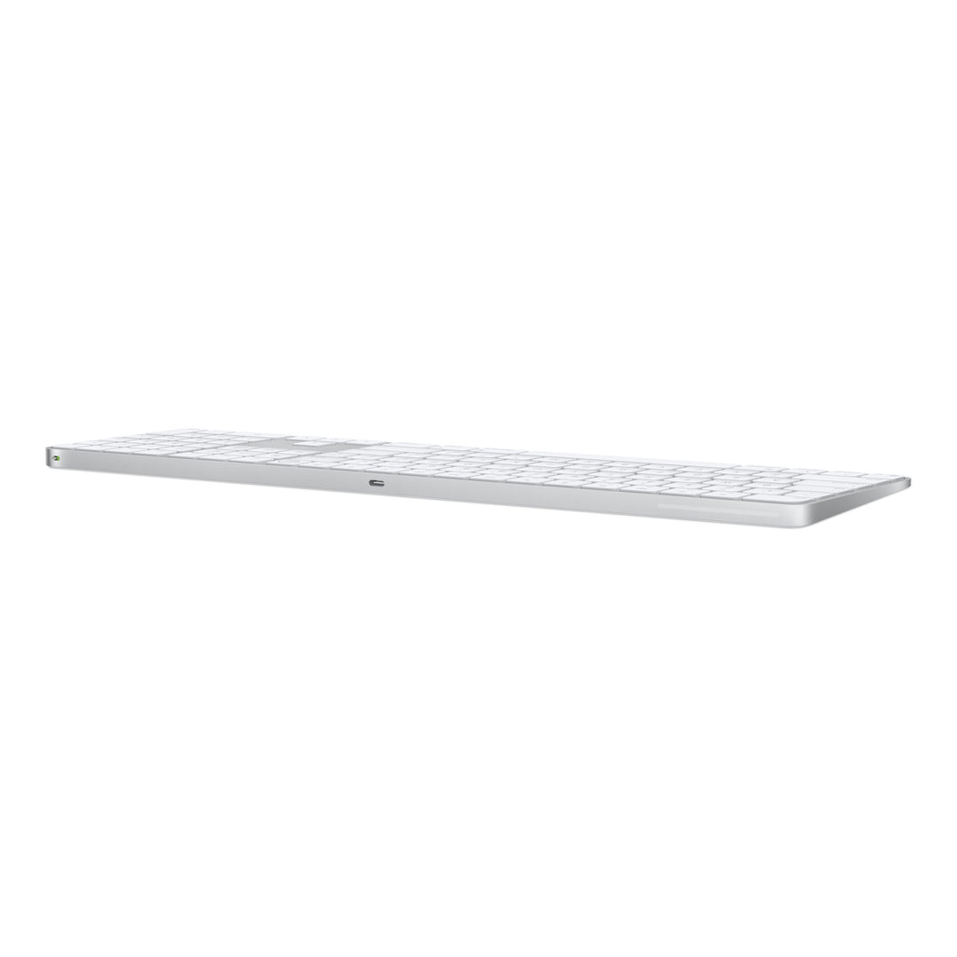 Magic Keyboard with Touch ID & Numeric Keypad for Mac Models M1-M4, White