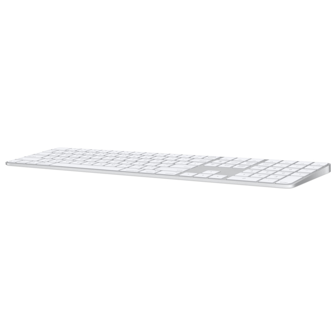Magic Keyboard with Touch ID & Numeric Keypad for Mac Models M1-M4, White