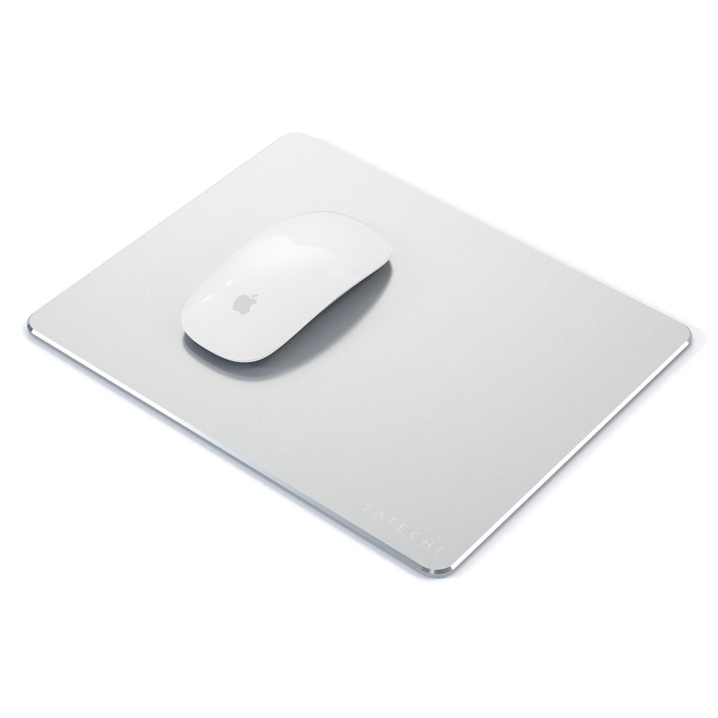 Mouse Pad, Silver Aluminum