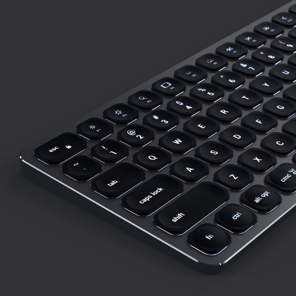 Compact Backlit Bluetooth Keyboard for Mac