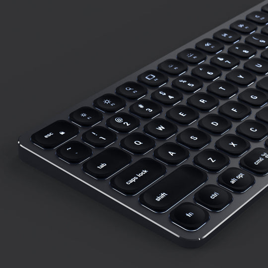 Compact Backlit Bluetooth Keyboard for Mac