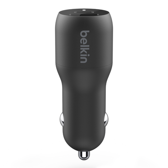 Belkin Boost Charge USB-C and USB-A Dual Port 37W Car Charger