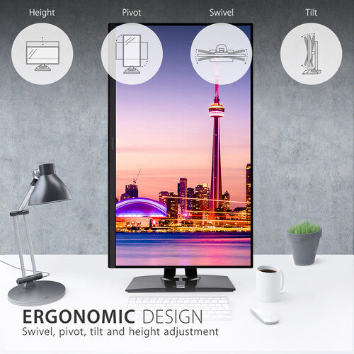ViewSonic 32-inch Premium IPS 4K Monitor, Pantone Validated