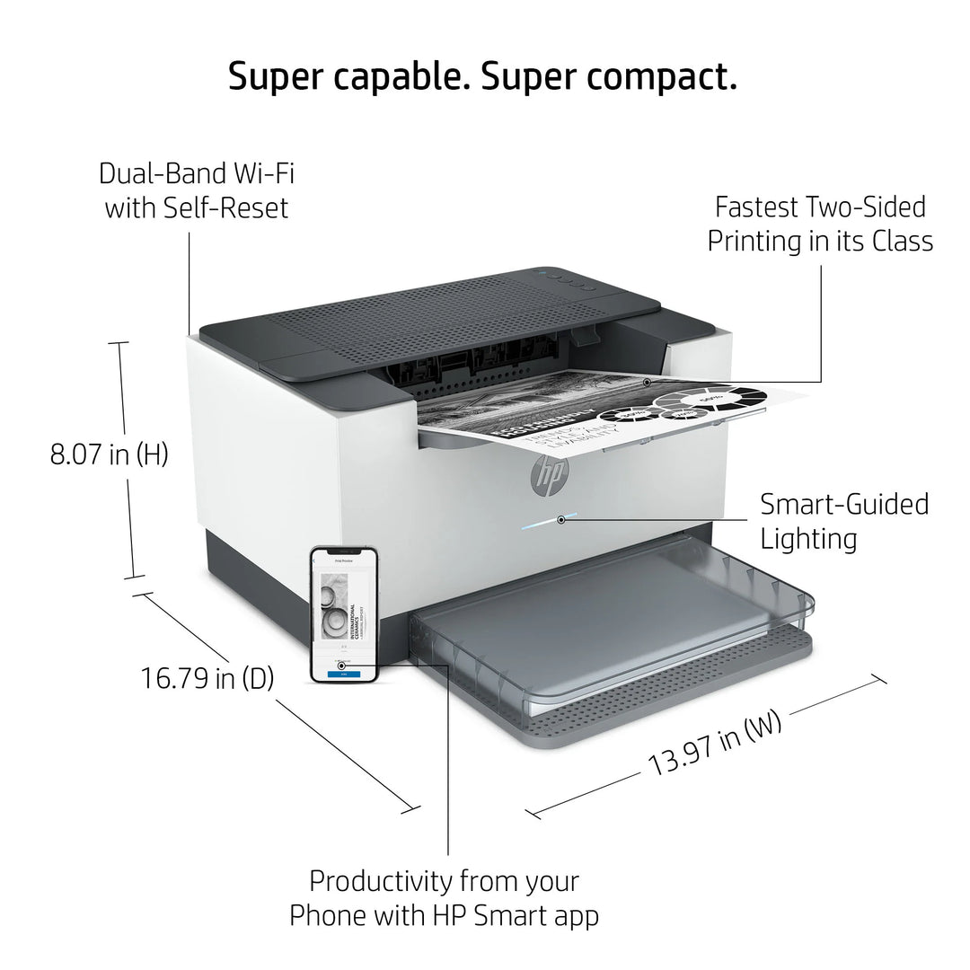 HP LaserJet M209dw Monochrome Wireless Printer