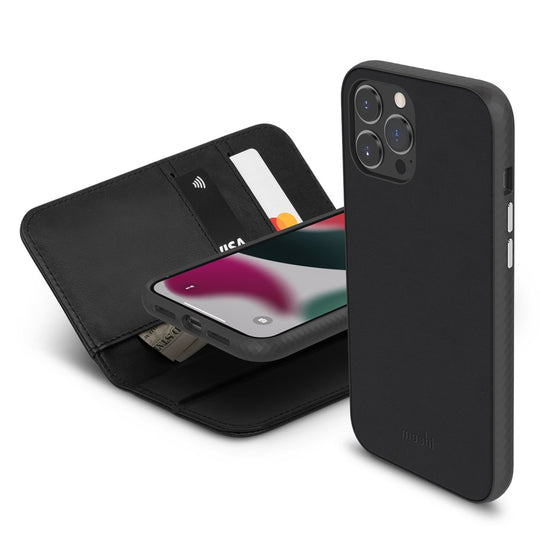 Overture Case with Detachable Magnetic Wallet for iPhone 13 Pro Max, Black