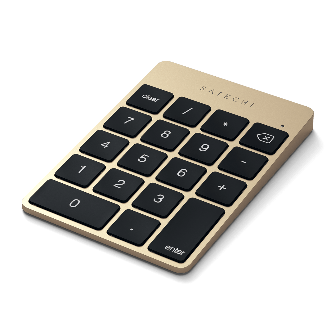 Slim Wireless Keypad, Gold