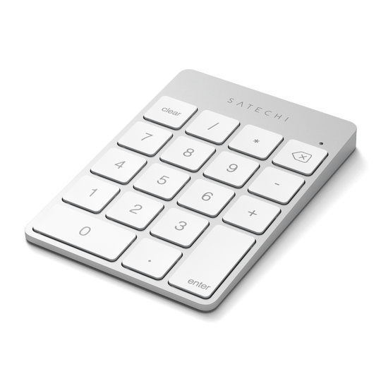 Slim Wireless Keypad, Silver