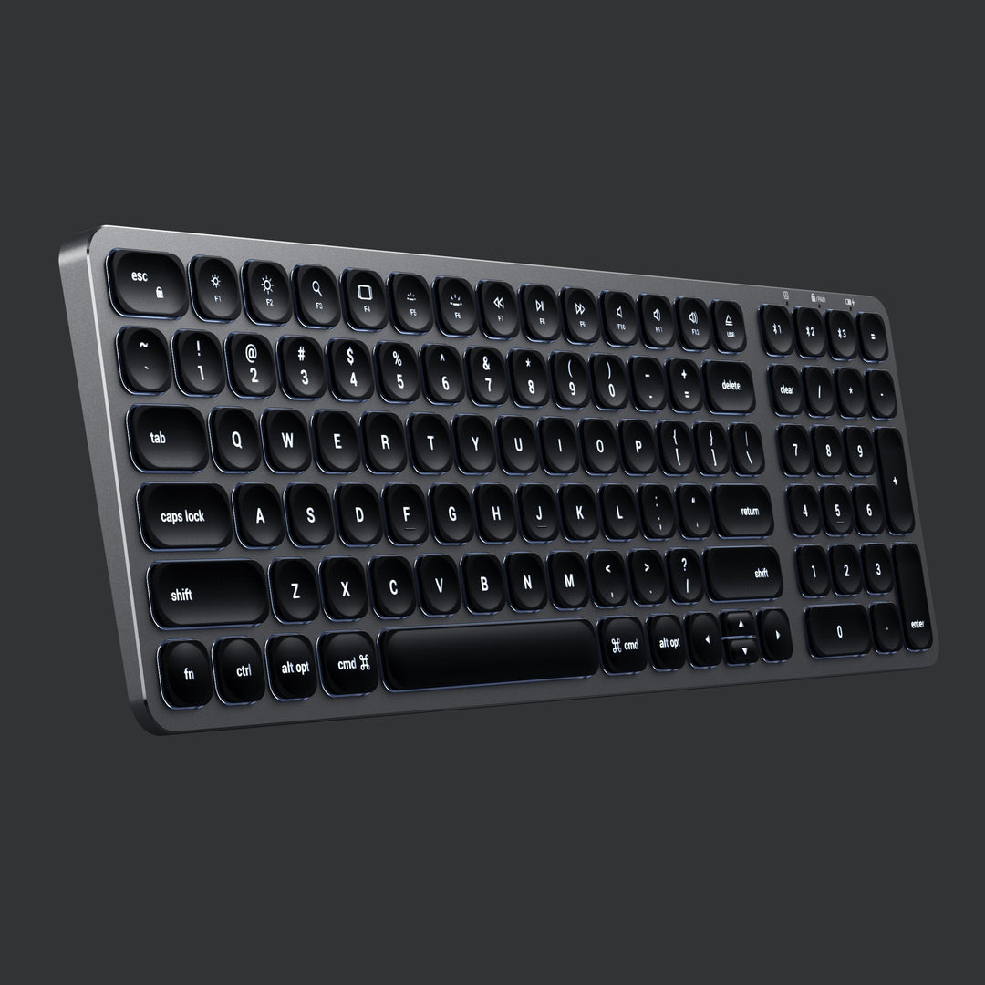 Compact Backlit Bluetooth Keyboard for Mac
