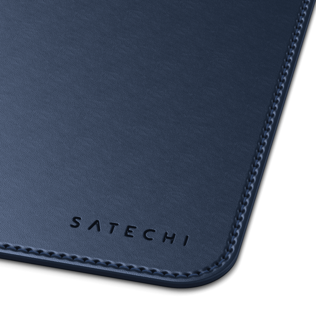Eco Leather Mouse Pad, Blue
