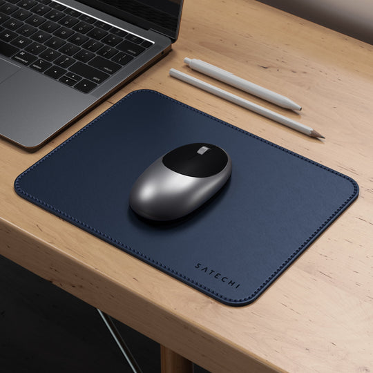 Eco Leather Mouse Pad, Blue