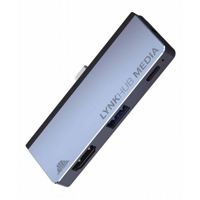 intelliARMOR LynkHUBMedia 4-in-1 USB-C Hub for iPad Pro