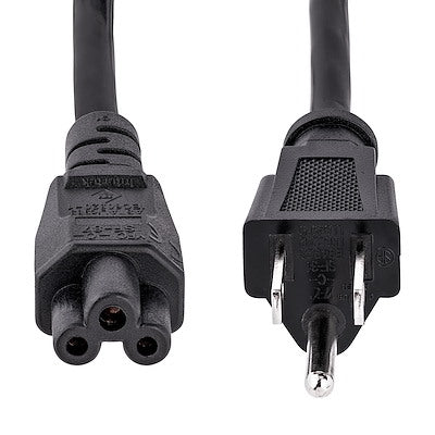 Laptop Power Cord C5 Clover Leaf, 6ft