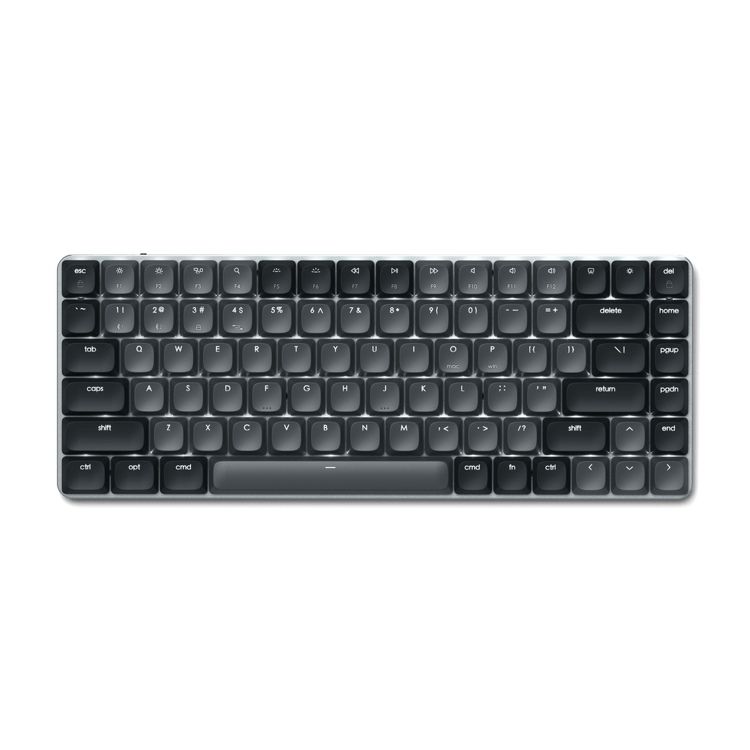 SM1 Slim Mechanical Backlit Bluetooth Keyboard, Dark