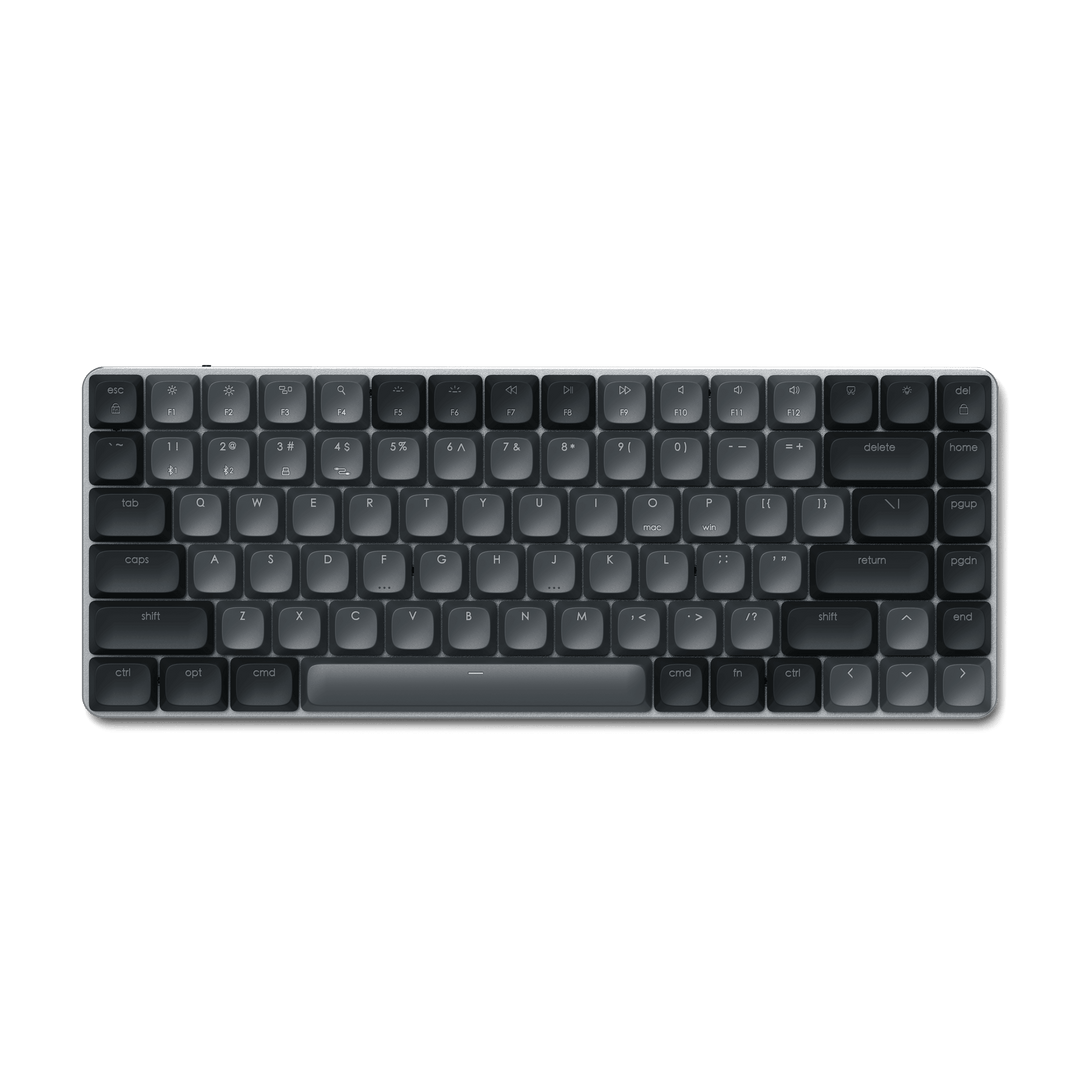 SM1 Slim Mechanical Backlit Bluetooth Keyboard, Dark