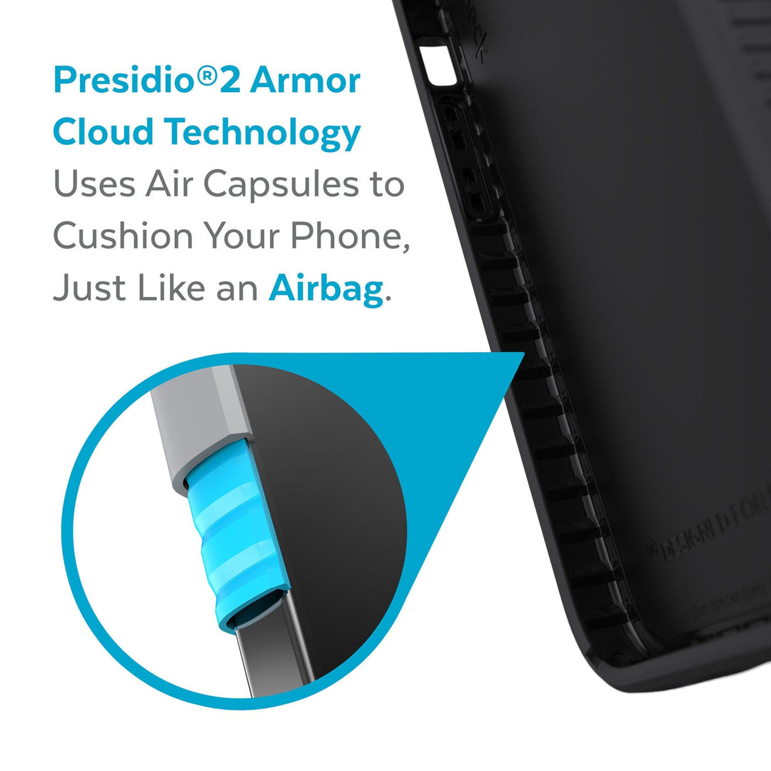 Speck Presidio2 Grip for iPhone 13 Pro, Black