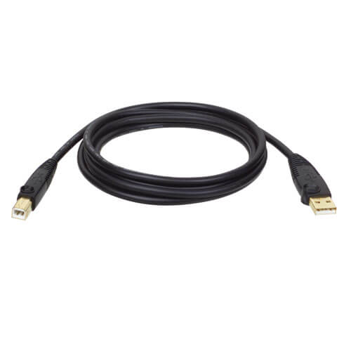 USB 2.0 A to B Cable, 6ft