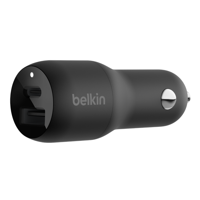 Belkin Boost Charge USB-C and USB-A Dual Port 37W Car Charger