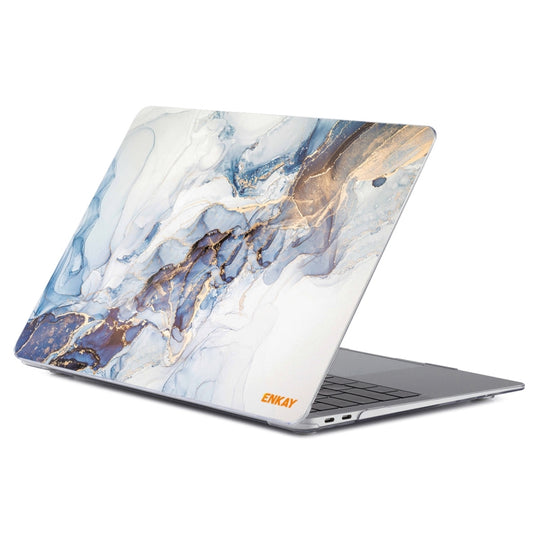 Graphic Hard Shell for 16.2-inch MacBook Pro, Blue/Gold Marble