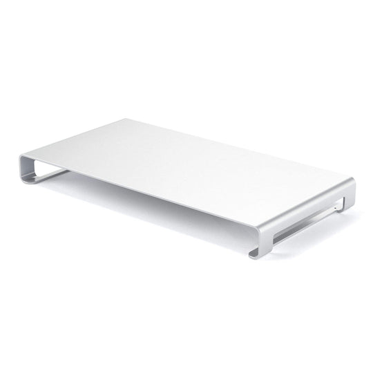 Slim Aluminum Monitor Stand, Silver