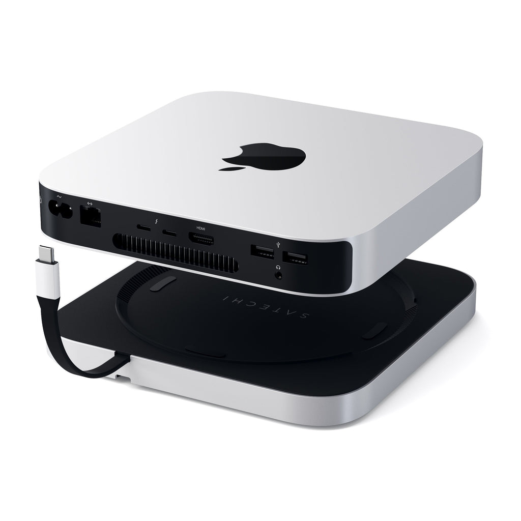 Aluminum Stand Hub w/SSD enclosure for Mac Mini (0TB)